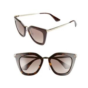 Prada 52mm Cat Eye Sunglasses